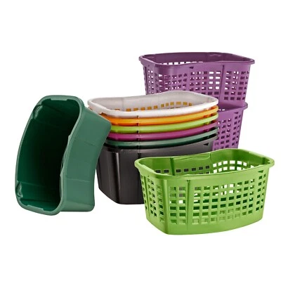 Wäschekorb Wanne Drehstapelkorb Transportbehälter Korb Obstkorb Gemüsekorb Lager - Bild 1 von 2