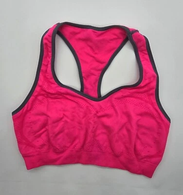 Sujetador deportivo Hanes B0820 Jogbra sin costuras sin aros talla M rosa (nuevo sin etiquetas) Foto 1 de 4