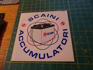 ADESIVO STICKER kleber vintage scaini accumulatori - Imagen 1 de 1