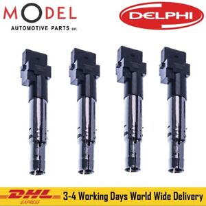 Delphi 4x Engine Ignition Coil For Audi-Volkswagen 022905715E