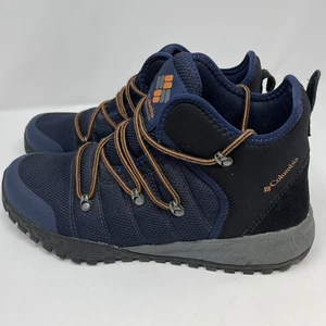 Stivali Columbia Uomo Fairbanks Omni-Heat Nero/Ruggine Tg 10,5 Leggeri - Foto 1 di 7