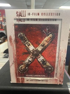 Saw 10-Film Collection Blu Ray  + DVD. Pre-Owned VG+ Condition - Bild 1 von 6