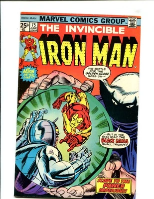 Iron Man #75 - Gil Kane Cover Art! (5.5/6.0) 1975 - Image 1 of 2