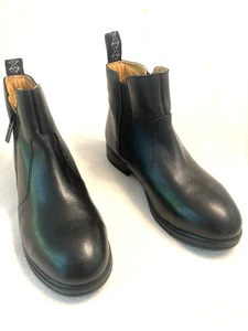 Xena Omega Damen, schwarze Stahlkappe, Stiefeletten Arbeitsstiefel, 6,5 EU 37, seitlicher Reißverschluss, neu ohne Karton - Bild 1 von 14