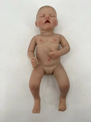 Boneca bebê menina renascida realista silicone completo 18 polegadas "sem marca" - Imagem 1 de 4
