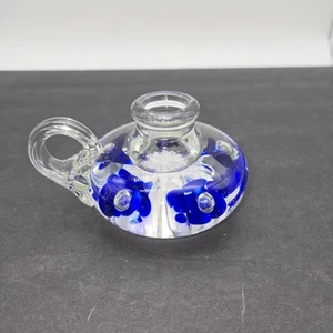 Joe St. Claire Paperweight St Claire Art 1982 Candle Holder 3" - Picture 1 of 12