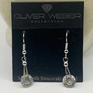Oliver Weber Collection Swarovski Kristall Ohrhänger Silberfarben Ohrhänger - Bild 1 von 5