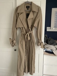 Women’s River Island Trench Coat Large - Picture 1 of 4