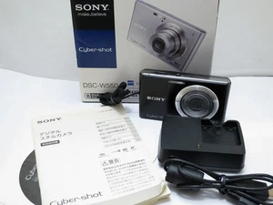 Sony Cyber-shot DSC-W550 14.1MP Digital Camera w/ Charger Memory card Japanese - Picture 1 of 8