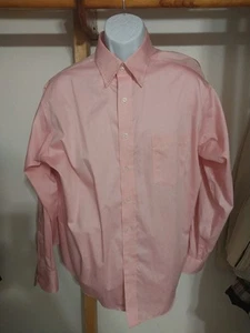 EAGLE Herren Oberhemd, rosa, 17,5, 34/35, 80er Pin Point Baumwolle Oxford - Bild 1 von 14
