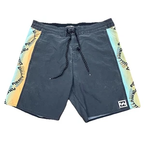 Pantalones Cortos Billabong D Bah Lo Tide Poliéster Elastizados Azul Para Hombres 32 - Imagen 1 de 10