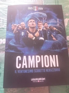LIBRO INTER CAMPIONE D'ITALIA 2025-26  21° SCUDETTO NERAZZURRO GAZZETTA D.SPORT! - Afbeelding 1 van 7