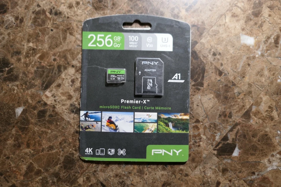 PNY Technologies Premier-X Class 256GB 10 UHS-I U3 microSDXC Flash Memory Card - Image 1 of 1