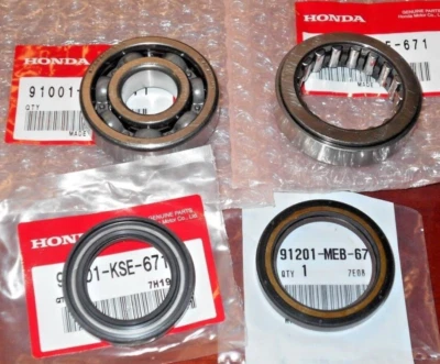 Cojinetes y sellos principales del cigüeñal Honda CRF150R, CRF 150R, 150RB, CRF150RB OEM Foto 1 de 2