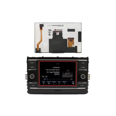 Nueva pantalla LCD para VWGolf Passat Polo Tiguan T6.1 Skoda Fabia MIB2 Radio Foto 1 de 3