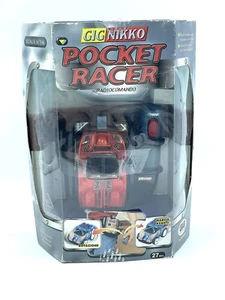 POCKET RACER RED C/RADIOCOMANDO GIG/NIKKO RARE SEALED #NIB FJ - Picture 1 of 5