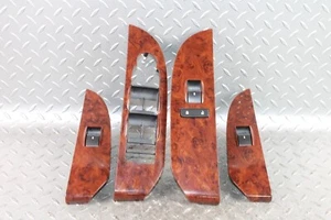 07-09 GM SUV Woodgrain Front Rear LH RH Window Switch Surround Trim Panel Set 4x - Picture 1 of 12