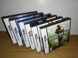 Lot of 6 Nintendo DS Cases some with manuals see pics no games Call of Duty Sims - Picture 1 of 5
