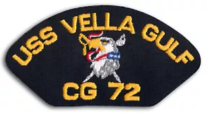 US Navy CG-72 USS Vella Gulf Guided Missile Cruiser Cap Patch Bügelbild - Bild 1 von 1