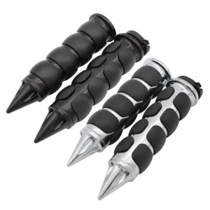 1" Motorcycle Handle Bar Hand Grips For Harley Davidson Road King Softail Custom - Bild 1 von 10