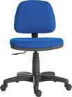 Ergo Blaster Medium Back Fabric Operator Office Chair With Fixed Arms Blue - 110