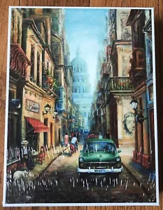 Rompecabezas de 1000 piezas para artistas de pintura de boca y pies - Noche de La Habana - ¡NUEVO! - Imagen 1 de 3