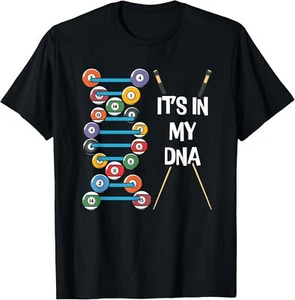 It'S In My-Dna Pool Billiard Snooker Pool Player Athlete T-Shirt Hoodie - Picture 1 of 13