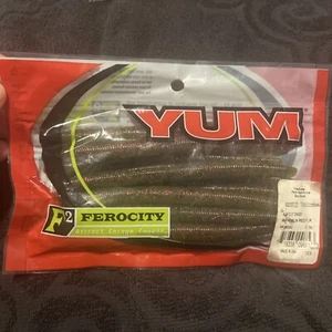 YUM F2 Ferocity Dinger 5" Watermelon Red Flake 12er Pack - Bild 1 von 5