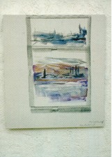 Einladungskarte/Invitation Card:Michael von Biel Architektur und Landschaft 1996