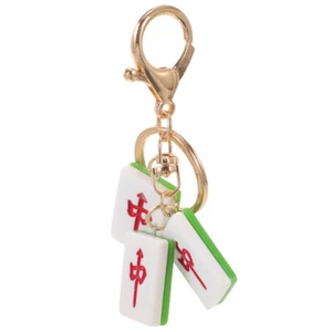 Mahjong Keychain Fashionable Key Ring Chinese Style Keychain Pendant Bag - Zdjęcie 1 z 12
