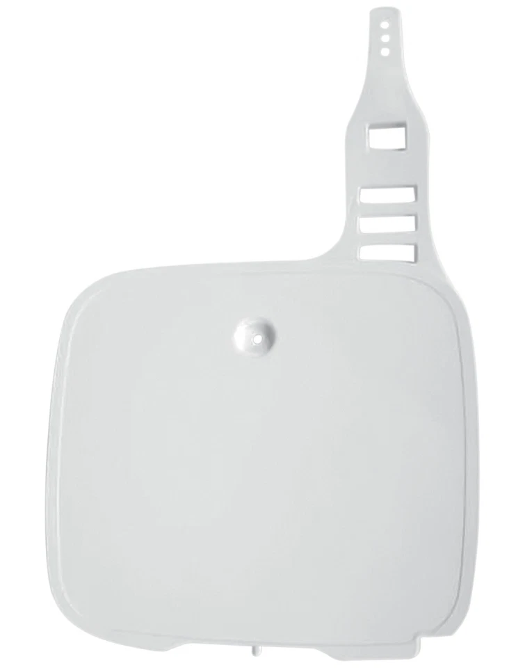 Placa de numeración frontal de plástico blanco UFO (YA02805046) Foto 1 de 1