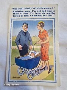Vintage Donald McGill Humorous Funny Satirical Postcard - Picture 1 of 2
