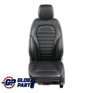 Front Seat Mercedes W205 S205 AMG Line Heated Left N/S Leather Black Memory - Picture 1 of 12