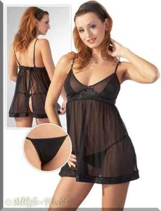 Lencería - Babydoll Brillo con Acentos de Lentejuelas  - Imagen 1 de 2