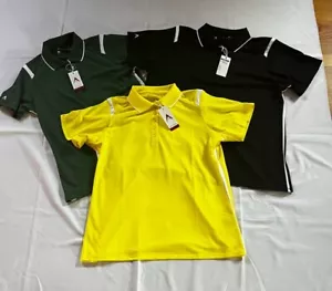 Antigua Desert Dry Women's Golf Polo Green~Yellow -MEDIUM LARGE or XL - Picture 1 of 16