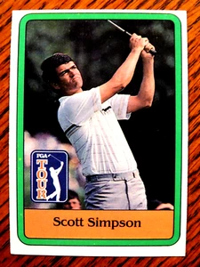 SCOTT SIMPSON 1981 DONRUSS PGA TOUR RC #24 GOLF LEGEND - Picture 1 of 1
