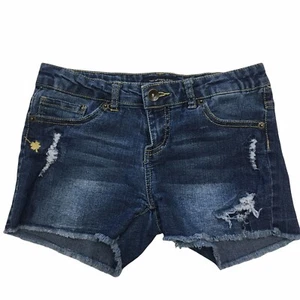 Lucky Brand Girls Sz 12 Shorts Riley Denim Outdoor Summer Fun In The Sun Beach - Picture 1 of 10