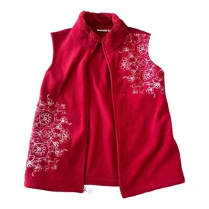Croft & Barrow Red Vest Size XS - Picture 1 of 2