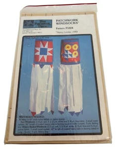 That Patchwork Place Windsocks Craft Pattern P1024 Nancy Lemke 1983 53 Inch Star - Picture 1 of 6