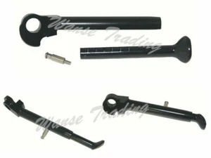 CNC Aluminum Adjustable Kickstand Side Stand Black Fit 2009-2014 YAMAHA YZF R1 - Picture 1 of 4