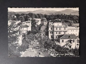 LOTTO CARTOLINA BIANCO NERO FIUGGI FONTE CORSO NUOVA ITALIA 1955 - Foto 1 di 3