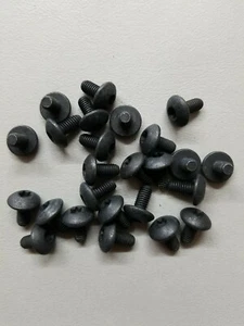 (25) M6x1,0x12 Torx Truss Stahlschrauben Klasse 8,8 Zink Backen & Schwarz 0423-361 - Bild 1 von 2