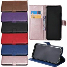 NEW Wallet Leather Pouch Flip Book Card Slot Stand Case For Samsung Huawei Nokia