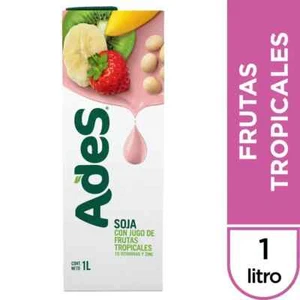 Ades – Jugo De Soja Frutas Tropicales 1 L x 12 Unidades - Picture 1 of 1