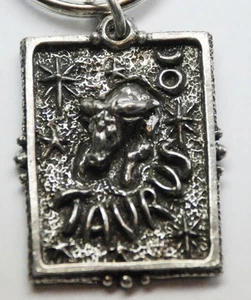 Taurus Pewter keychain - Picture 1 of 3