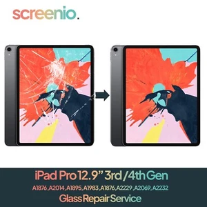 iPad Pro 12.9” 3rd/4th Gen LCD Cracked Glass Screen Replacement Repair Service - Picture 1 of 5