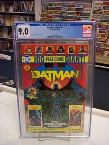 BATMAN GIANT #4 variante de Walmart (2018) grado CGC 9,0 ~ JINNY HEX ~ páginas blancas - Imagen 1 de 1