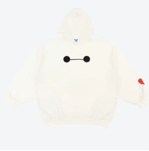 Tokyo Disney Resort Hoodie Baymax Big Hero 6 UNISEX Big Silhouette - Picture 1 of 5