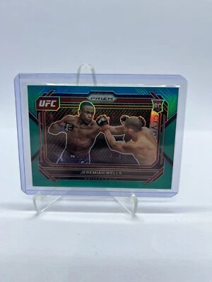 2023 Panini Prizm UFC Jeremiah Wells Teal Prizm /49 Rookie Card RC SSP - #44 - Image 1 of 2