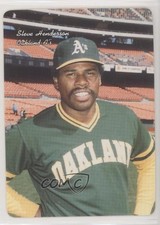 1986 Mother's Cookies Oakland Athletics Stadium Giveaway Steve Henderson #20